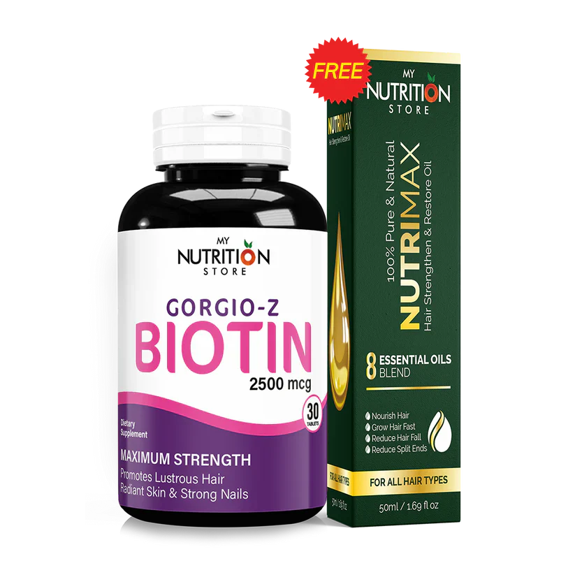 GORGIO-Z-BIOTIN AND FREE NUTRIMAX OIL