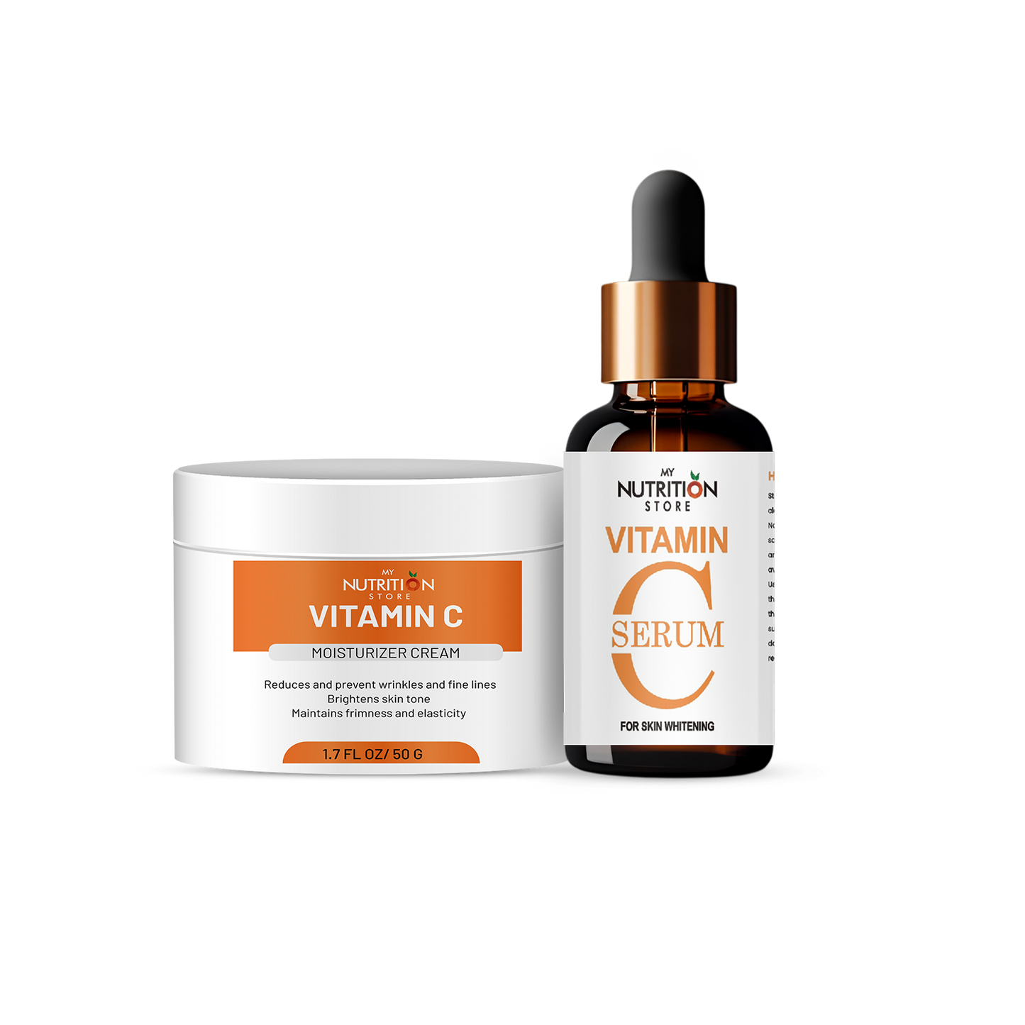 BUY THE VITAMIN C SERUM + CREAM TOGETHER GLOW STARTS TODAY
