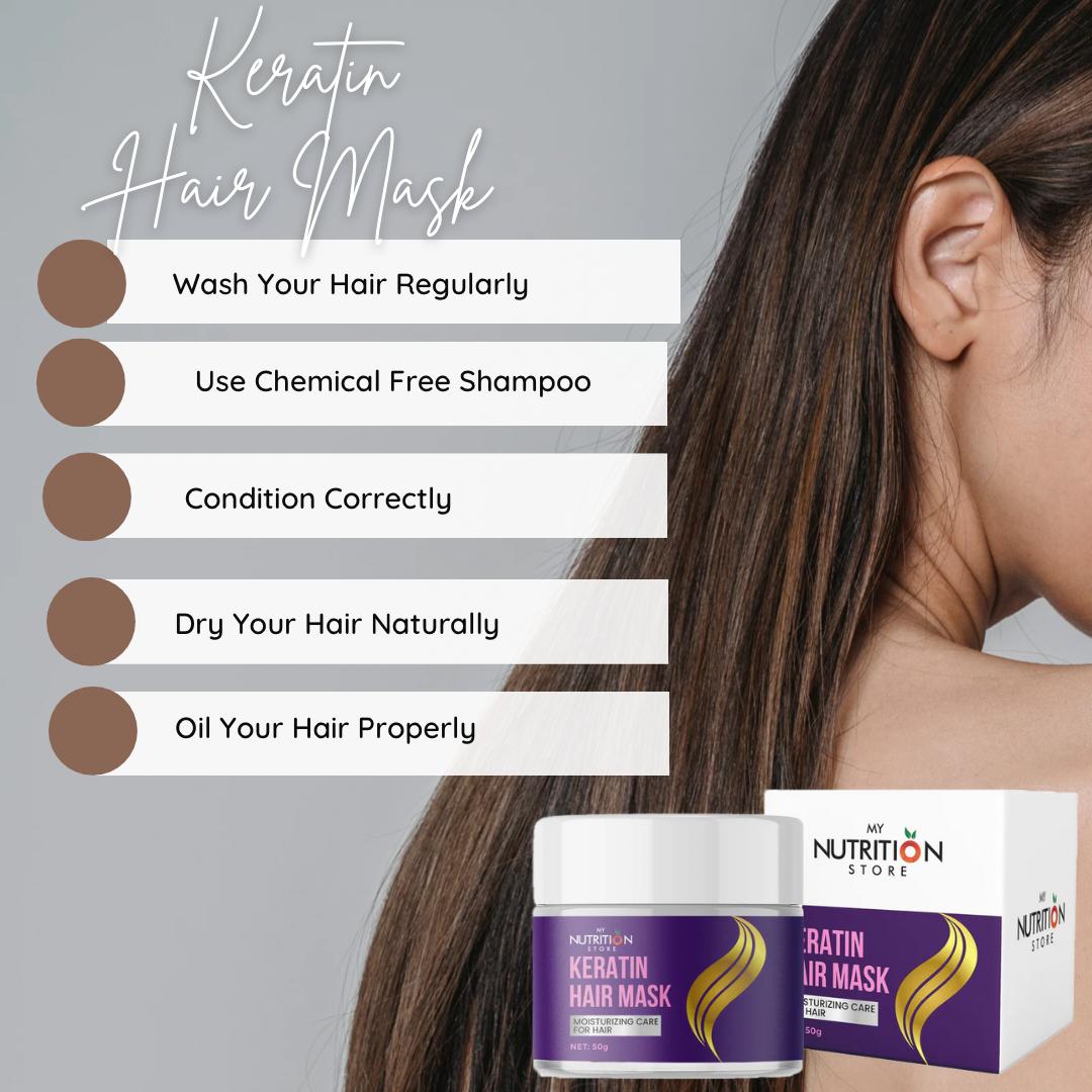 KERATIN HAIR MASK MOISTURIZING CARE FOR HAIR