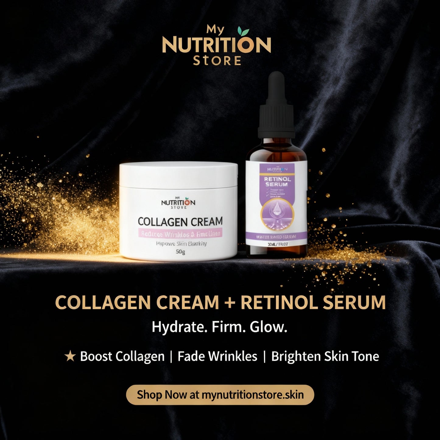 COLLAGEN CREAM + RETINOL SERUM